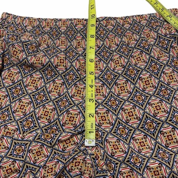 J. Jill Wide Leg Plazzo Boho Aztec Print Pants XS - Picture 3 of 10